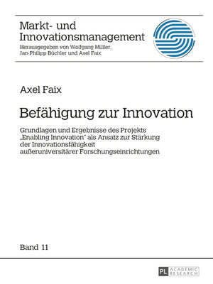 cover image of Befähigung zur Innovation
